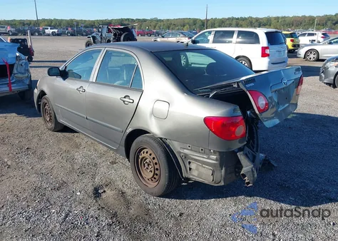 2007 Toyota Corolla Ce from USA, damaged, VIN 2T1BR32E17C812612